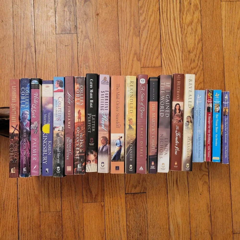 24 Romance Christian‎ Fiction Books Colleen Coble Karen Kingsbury Brunstetter